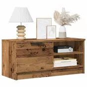 2-dijelni TV ormaric Staro drvo 80x35x36,5 cm Konstruirano drvo