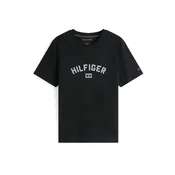 TOMMY HILFIGER Majica črna/bela