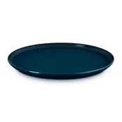 Jedilni krožnik COUPE 27 cm, NUIT, kamnita posoda, Le Creuset