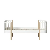 oliver furniture otroška posteljica junior 90x160 white/oak