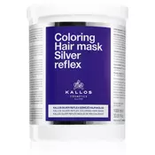 Kallos Cosmetics Silver Reflex maska za nevtralizacijo sivih in blond las 1000 ml