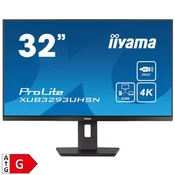 iiyama ProLite XUB3293UHSN-B5 computer monitor 80 cm (31.5) 3840 x 2160 pixels 4K Ultra HD LCD Black