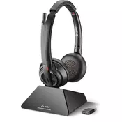 PLANTRONICS Savi 8220 UC, S8220-M C, D200 USB-A, OTH, STEREO, MSFT CERT, DECT, UK/EURO/AUS/NZ (209214-02)