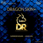 DR Strings Dragon Skin+ Coated Nickel 6-String Medium 30-125 Strune za 6 strunsko bas kitaro