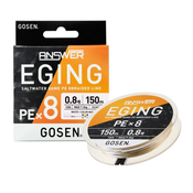 Pletena vrvica Gosen Answer Eging PEx8 150m/#0,6-0,8