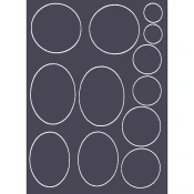 INF Našitki za puhovke za likanje DarkGrey, (22126551)