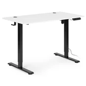 ModernHome Samostojeci electric sto, Sa podešavanjem visine, 72-117cm, 120x60 cm, Beli