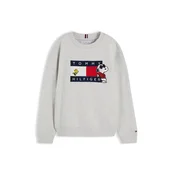TOMMY HILFIGER Majica Peanuts mornarska/svetlo siva/rdeča/bela