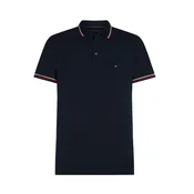 TOMMY HILFIGER Majica mornarska/burgund/bela