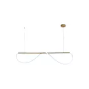 LED lestenec na vrvi MELECA LED/36W/230V 3000/4000/6000K 160 cm zlata