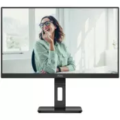 AOC Monitor LED Q27U3CV Business 27 3H, IPS QD, 2560x1440, 75Hz, 4ms, 1000:1, HDR400, 1xHDMI, 1x DP, DP out (Daisy Chain), USB-C 96W, USB hub, LAN RJ45, Speakers, Full Ergonomic, 3y - Q27U3CV