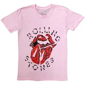 The Rolling Stones Hackney Diamonds Painted Tongue Pink M Majica