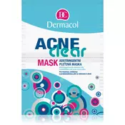 Dermacol Acneclear maska za lice za problematicno lice, akne (Adstringent Facial Mask for Oily, Combination and Acne-prone skin) 2x8 g
