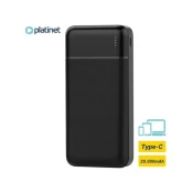 POWER BANK Platinet Power Bank PLATINET 20.000mAh, črna