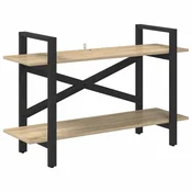 Vidaxl Knjižna polica Sonoma hrast 100 x 33,5 x 64 cm Konstruiran les
