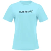Norrona /29 bombažna Norrona viking ženska majica, aqua haze (XS)