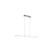 Redo 01-893 - LED lestenec na jeklenem lanku PULSE LED/23,1W/230V matni krom
