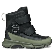 Geox Gležnjarji J Flexyper Plus Boy B Abx J66LCG 0FU54 C0033 M Temno zelena