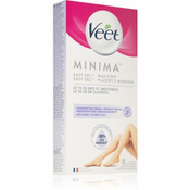 Veet Minima™ Easy-Gel™ Wax Strips Legs & Body depilacijske trake za tijelo i noge sa smanjenim sadržajem kemikalija 12 kom za žene