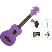 Kala Makala Shark Premium SET Purple Soprano ukulele