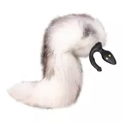 Sevanda Weasel Estim & Vibration Tail Plug White