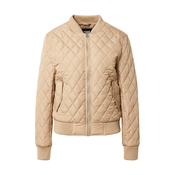Womens Diamond Quilt Nylon jacket unionbeige