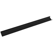 SAPHO Črna mat dekorativna lišta U CHANEL 962x70x25mm za eleganten dom