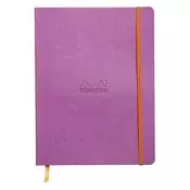 Notes B5, Rhodia Rhodiarama soft, s gumicom, diktando, lila