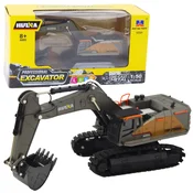 shumee Huina Metal Crawler Excavator s premično žlico Črna 1:50
