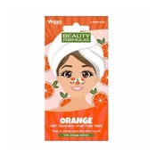 Beauty Formulas trake za nos - Tracice za pore - Narandžaste 6 kom.