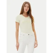 Guess Majica W5GI17 J1314 Rumena Slim Fit