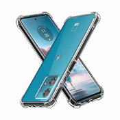 shumee Ovitek za Motorola Moto edge 40 Neo, prozoren, odporen na udarce, zadnja stran + steklo