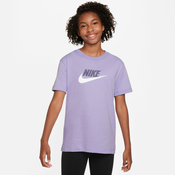 Nike G NSW TEE FUTURA SS BOY, djecja majica, ljubicasta FD0928