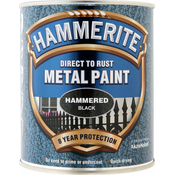 Boja za metal HAMMERITE HAMMERED - EFEKT LAK MAX CRNA 0,25L