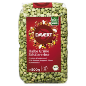 Organski zeleni grašak, lomljen, 500 g, Davert