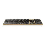 Genius SlimStar 7250BT, AI, Pine Wood US wireless tastatura