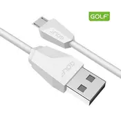GOLF USB kabl na mikro usb 2m GC-27M/ Beli