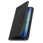 AVIZAR Preklopna torbica za Galaxy A17, magnetna, z držalom za kartice in funkcijo stojala, Črna, (5000190636)
