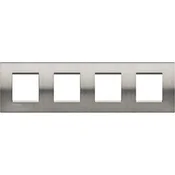 OKVIR ZA SVETILKO LIVING LIGHT 2+2+2+2M 71 mm BRAŠČENO JEKLO LNA4802M4ACS
