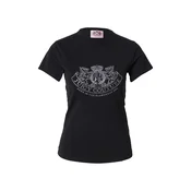 Juicy Couture Majica DOG CREST HILTON črna
