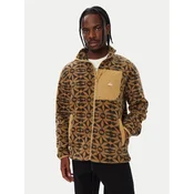 Quiksilver Flis EQYPF03066 Svetlo rjava Regular Fit