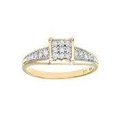 DIAMANT LETERNEL Prstan zlata