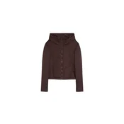 Bershka Prehodna jakna temno rjava