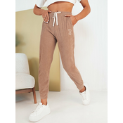 Womens sweatpants BEAR, camel, Dstreet