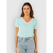 Rip Curl Hotel Malibu V-Neck ženska majica light sea blue