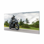 tulup.si Zidna obloga za kuhinju Motorcycle cestni oblaki nebo 125x50 cm