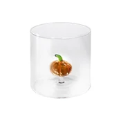 Drinking glass with interior decoration, borosilicate glass, 250 ml, p