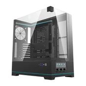 darkFlash Računalniško ohišje DARKFLASH DY450 brez ventilatorjev (črno)
