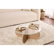 Hanah Home Klub sto Aeris, 75x35x75 cm, Boje hrasta