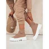 Buty damskie skarpetkowe ORCE khaki Dstreet